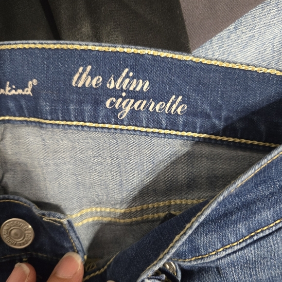 7 For All Mankind The Slim Cigarette Jeans Sz 28 - Picture 2 of 14